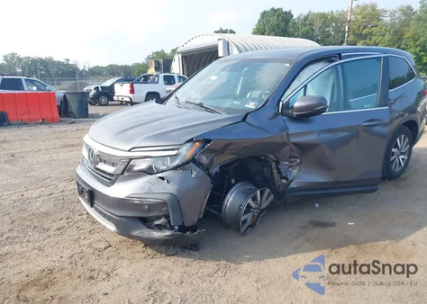 2019 Honda Pilot Ex-L из США, поврежденный, VIN 5FNYF6H5XKB092291